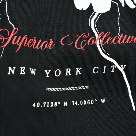 Supply & Demand New York City doves black short sleeve t-shirt slim fit large - Picture 5 of 8
